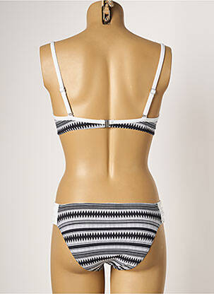 Maillot de bain 2 pièces stretch haut soutien-gorge moulé noir SUN PLAYA femme