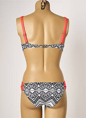 Maillot de bain 2 pièces stretch haut soutien-gorge moulé noir LPB femme