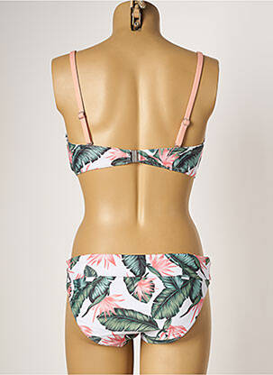 Maillot de bain 2 pièces stretch haut soutien-gorge moulé vert LPB femme