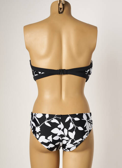 Maillot de bain 2 pièces stretch haut soutien-gorge moulé noir YSABEL MORA femme