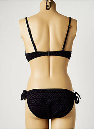 Maillot de bain 2 pièces stretch haut soutien-gorge moulé noir LITTLE MARCEL femme
