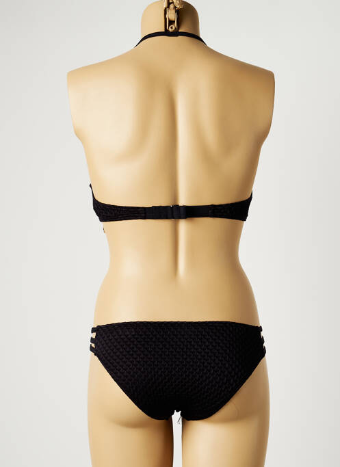 Maillot de bain 2 pièces stretch haut soutien-gorge balconnet noir DAG ADOM femme