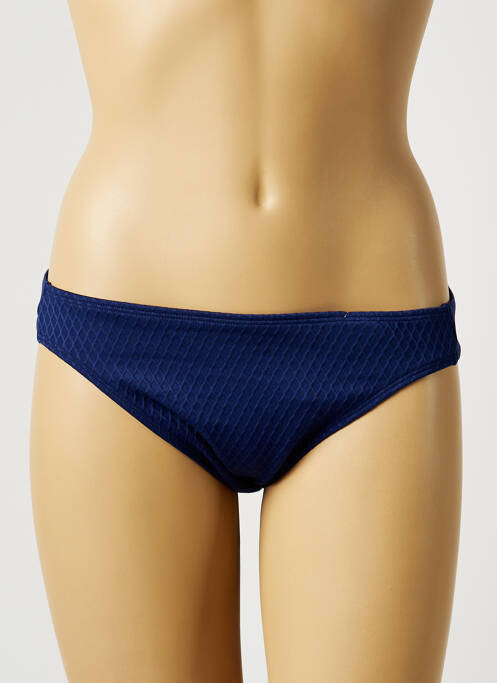 Bas de maillot de bain tissage texturé culotte noir CHERRY BEACH femme
