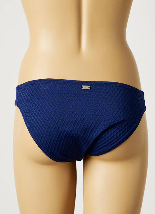 Bas de maillot de bain tissage texturé culotte noir CHERRY BEACH femme