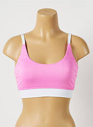 Haut de maillot de bain stretch brassieres rose PIHA femme