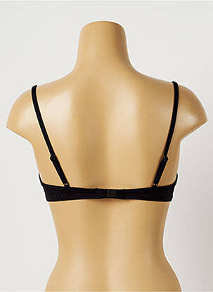 Haut de maillot de bain stretch haut soutien-gorge moulé noir CHERRY BEACH femme