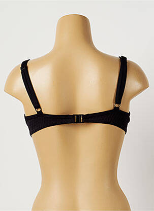 Haut de maillot de bain stretch haut soutien-gorge moulé noir CHERRY BEACH femme