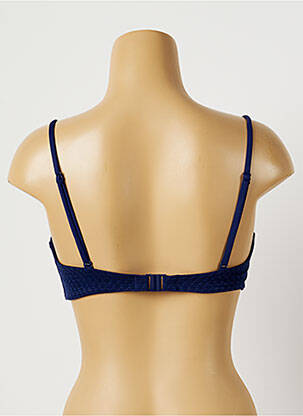 Haut de maillot de bain stretch haut bandeau bleu CHERRY BEACH femme