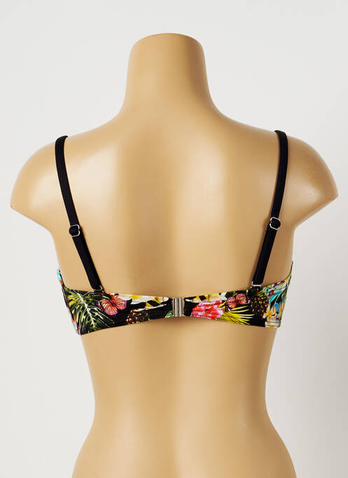 Haut de maillot de bain stretch haut bandeau noir LPB femme