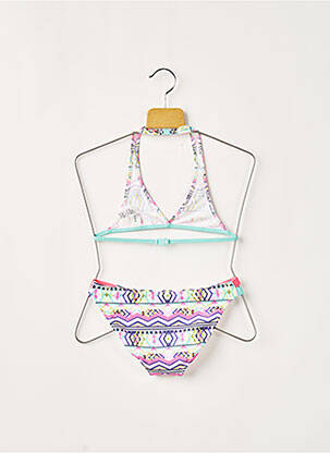 Maillot de bain 2 pièces stretch rose BORABORA fille