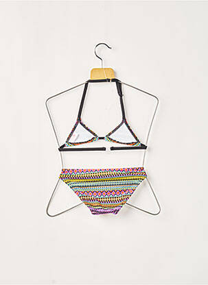 Maillot de bain 2 pièces imprimé fantaisie violet PLAGE DU SUD fille