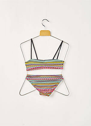 Maillot de bain 2 pièces stretch violet PLAGE DU SUD fille