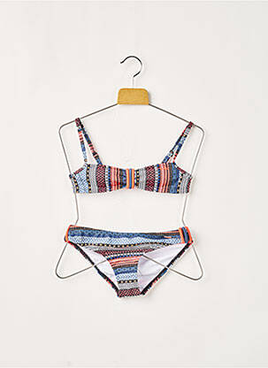 Maillot de bain 2 pièces imprimé fantaisie bleu PROTEST fille