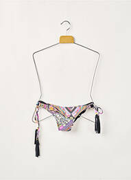 Bas de maillot de bain imprimé fantaisie bikini violet RIO DE SOL femme