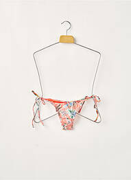 Bas de maillot de bain imprimé tie and dye bikini orange RIO DE SOL femme