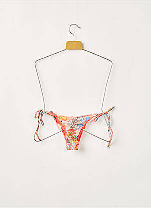 Bas de maillot de bain imprimé tie and dye bikini orange RIO DE SOL femme