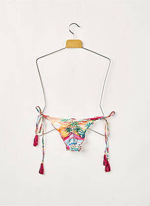 Bas de maillot de bain imprimé tie and dye bikini rose RIO DE SOL femme