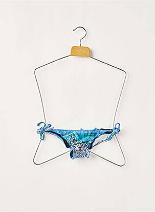 Bas de maillot de bain imprimé fantaisie bikini bleu RIO DE SOL femme