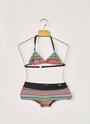 Maillot de bain 2 pièces shorty violet PLAGE DU SUD fille