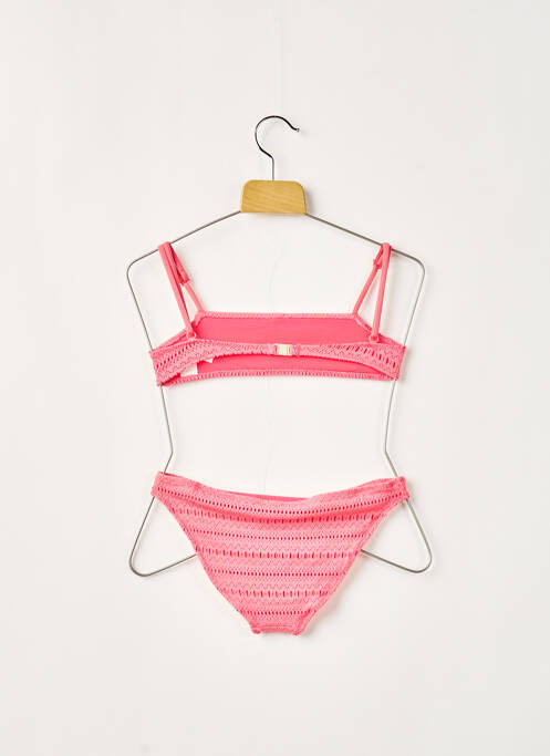 Maillot de bain 2 pièces rose BORABORA pour fille