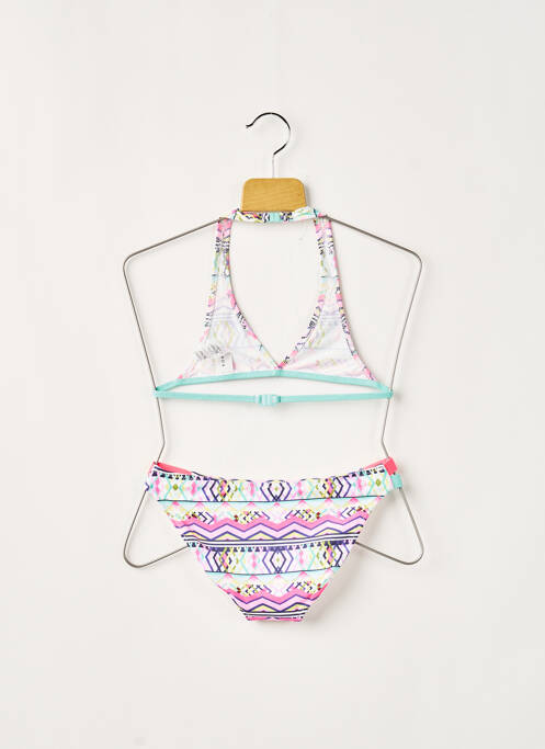 Maillot de bain 2 pièces rose BORABORA pour fille