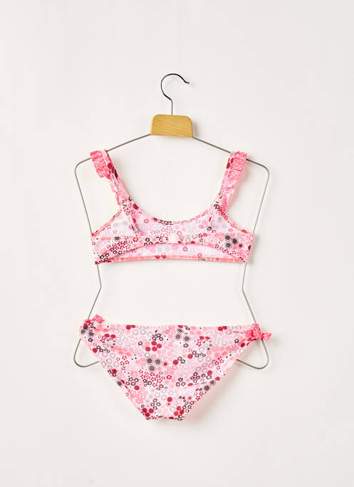 Maillot de bain 2 pièces rose BORABORA pour fille