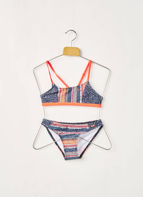Maillot de bain 2 pièces stretch bleu PROTEST fille