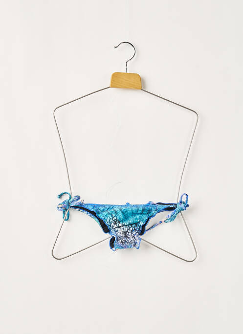 Bas de maillot de bain imprimé fantaisie bikini bleu RIO DE SOL femme