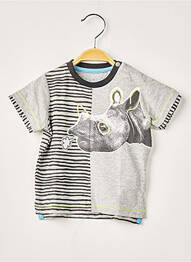 T-shirt stretch manches courtes gris ESPRIT garçon