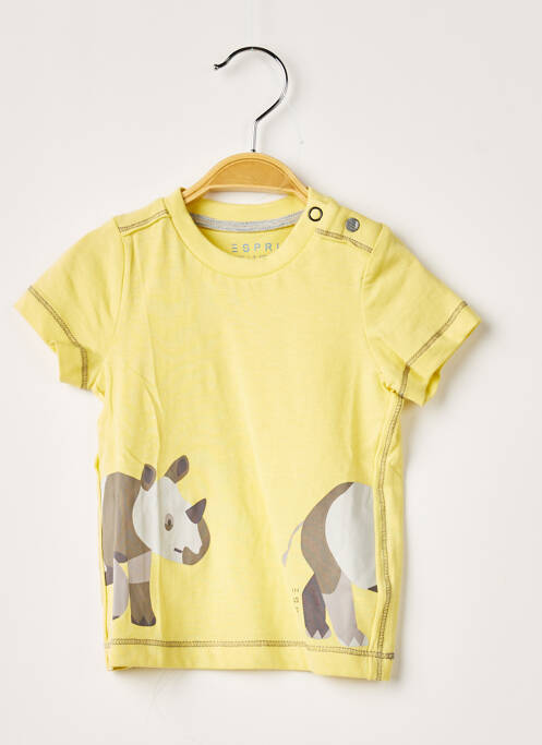 T-shirt jaune ESPRIT pour garçon