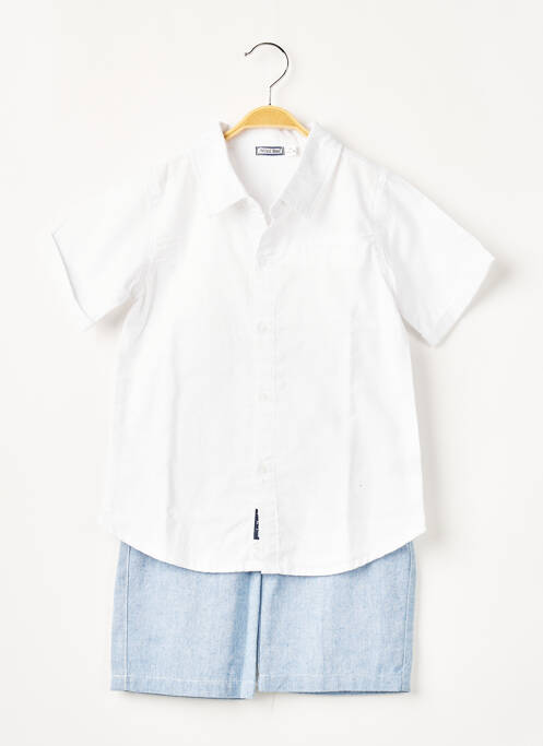 Ensemble short blanc MINI BOL pour garçon