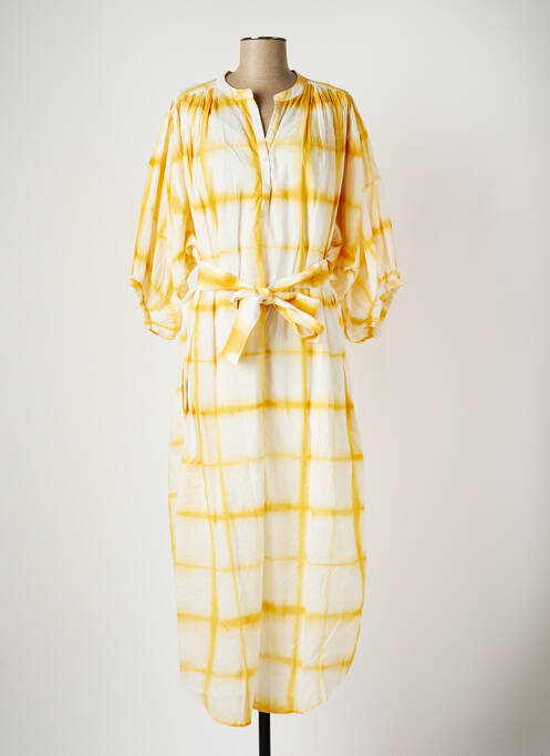 Robe longue jaune MAISON HAUSSMANN pour femme