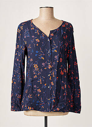 Chemisier bleu KANOPE pour femme