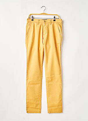 Pantalon chino jaune PIONIER pour homme