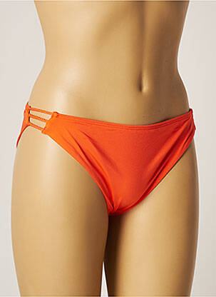 Bas de maillot de bain stretch culotte orange PANACHE femme