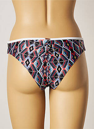 Bas de maillot de bain imprimé fantaisie culotte noir PANACHE femme