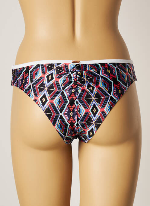 Bas de maillot de bain imprimé fantaisie culotte noir PANACHE femme