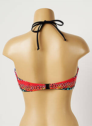 Haut de maillot de bain stretch haut bandeau rouge FREYA femme