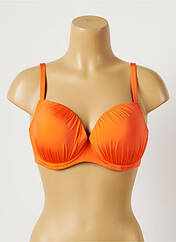 Haut de maillot de bain orange PANACHE pour femme seconde vue