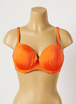 Haut de maillot de bain orange PANACHE pour femme