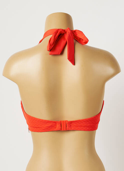 Haut de maillot de bain orange PANACHE pour femme