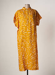 Robe mi-longue orange SACRÉCOEUR pour femme seconde vue