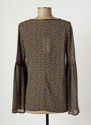 Blouse légère et transparente manches longues bleu ARTLOVE femme