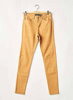 Pantalon slim stretch taille normale marron VERO MODA femme