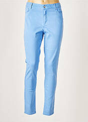 Pantalon slim bleu VERO MODA pour femme seconde vue