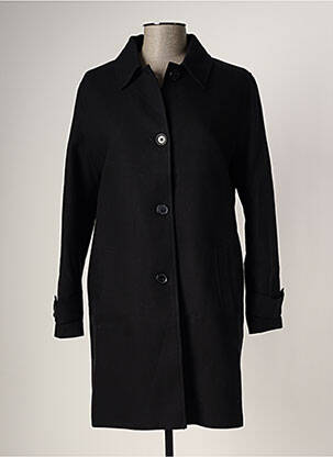Manteau long noir LA FEE MARABOUTEE pour femme