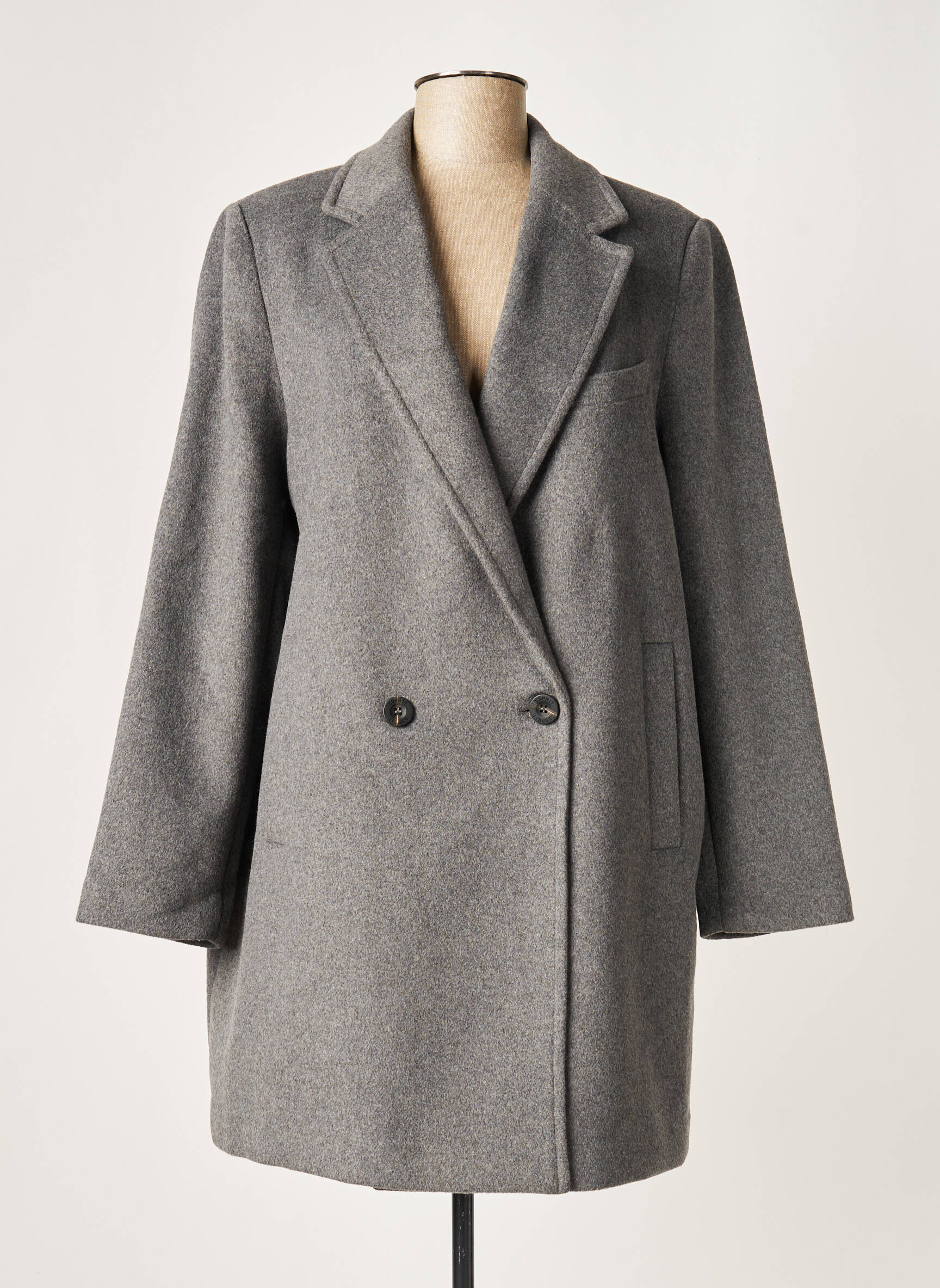 manteau gris femme esprit