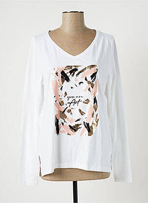 T-shirt blanc AN-VITO pour femme