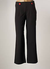 Pantalon large noir MULTIPLES pour femme seconde vue