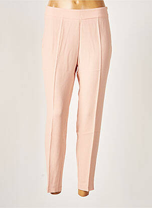 Pantalon 7/8 stretch taille normale rose MULTIPLES femme